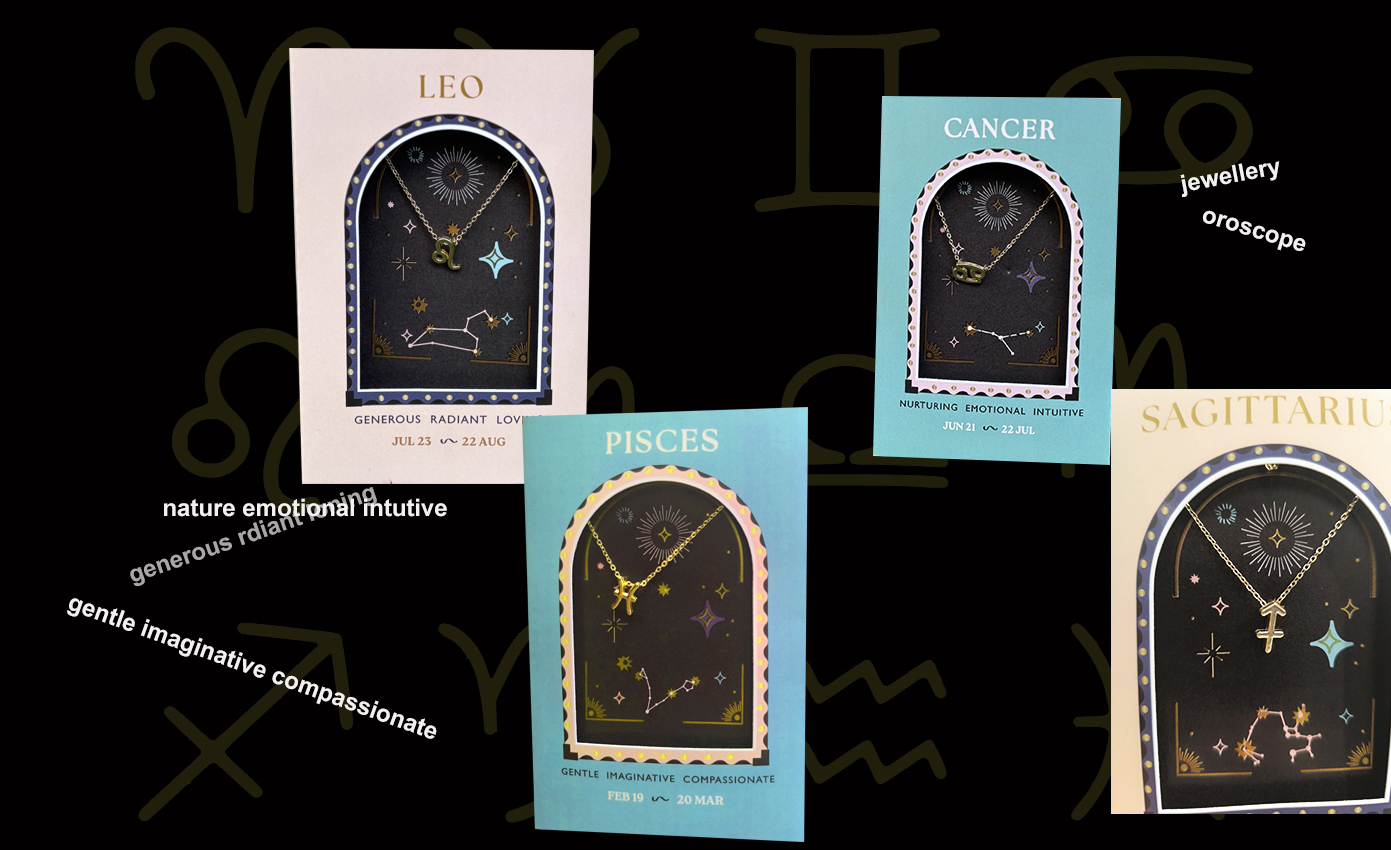 Κάρτα με κόσμημα και το ζωδιό σου!